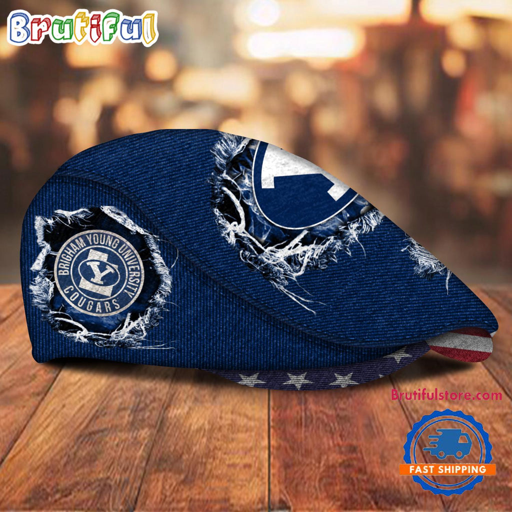 NCAA BYU Cougars Sport Team Design Jeff Cap