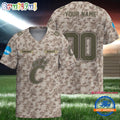 NCAA Cincinnati Bearcats Camo Veterans Personalized Football Jersey