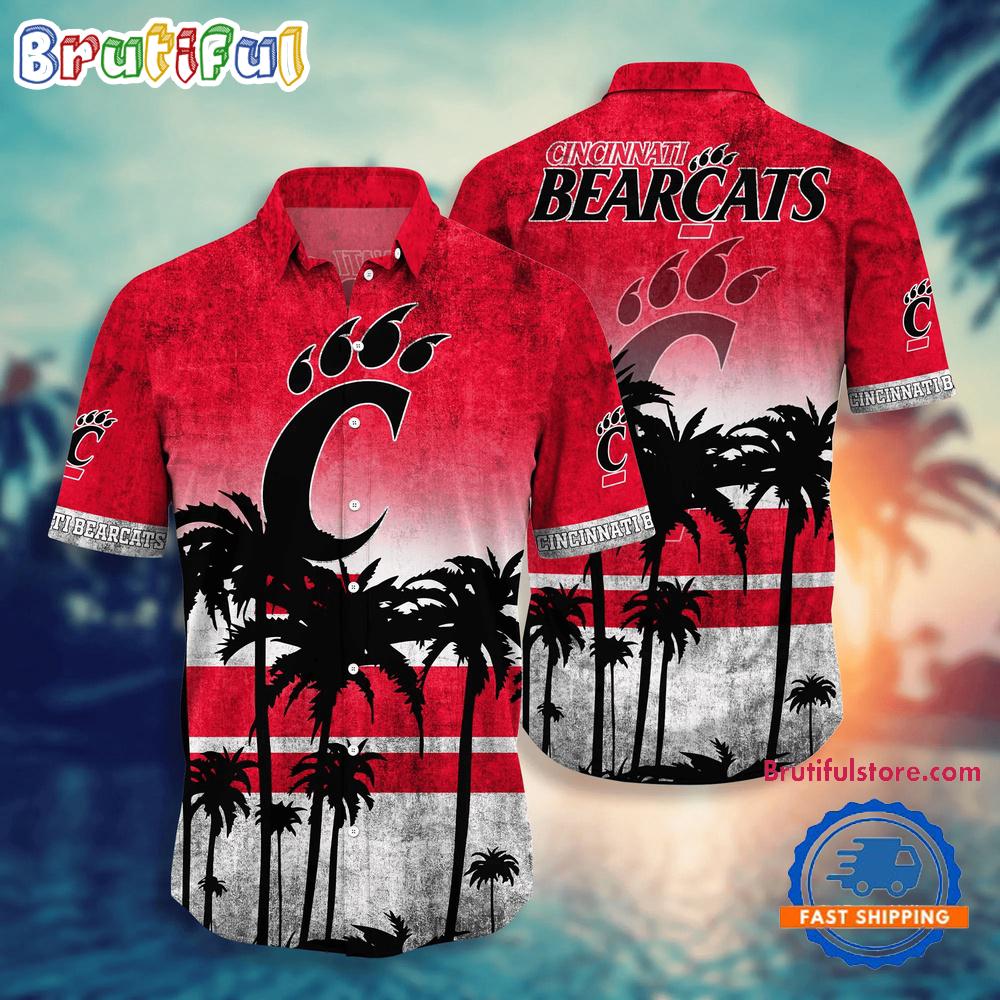 NCAA Cincinnati Bearcats Palm Tree Tropical Summer Beach Hawaiian Shirt