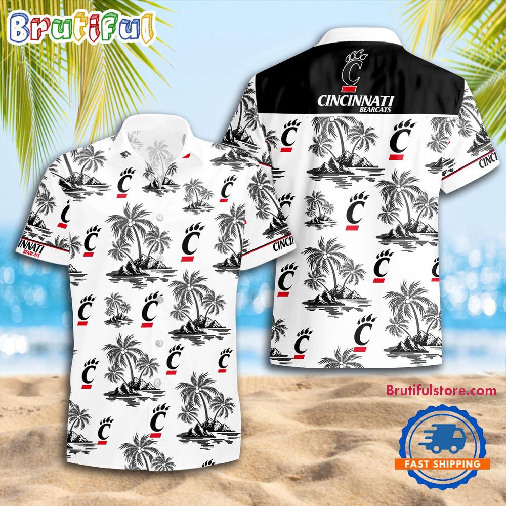 NCAA Cincinnati Bearcats Sporty Aloha Summer Hawaiian Shirt