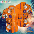 NCAA Clemson Tigers Flower Summer Aloha Button Hawaiian Shirt