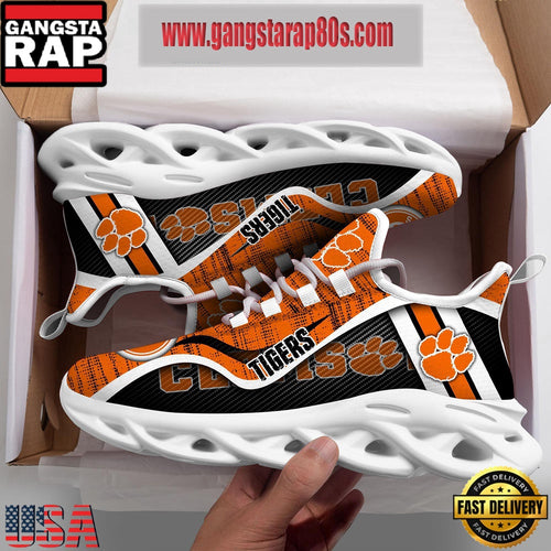 NCAA Clemson Tigers New Design Max Soul Shoes Running Sneakers