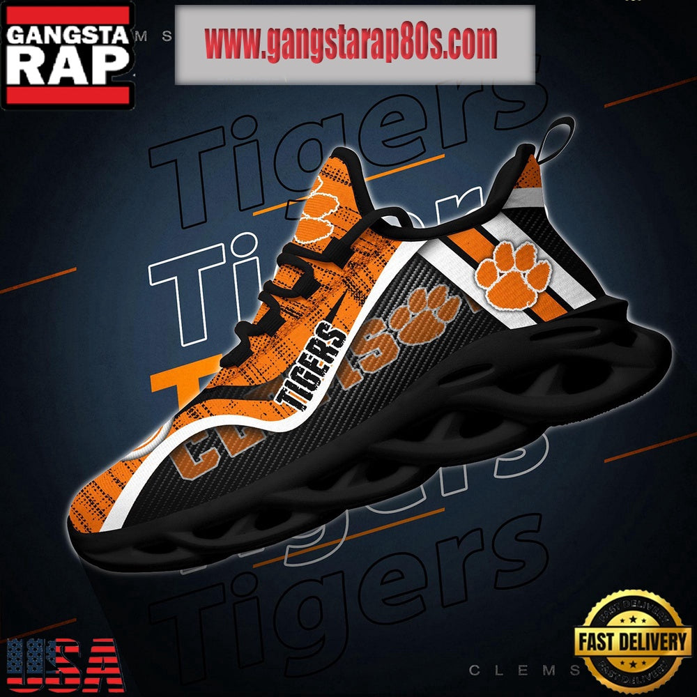 NCAA Clemson Tigers New Design Max Soul Shoes Running Sneakers