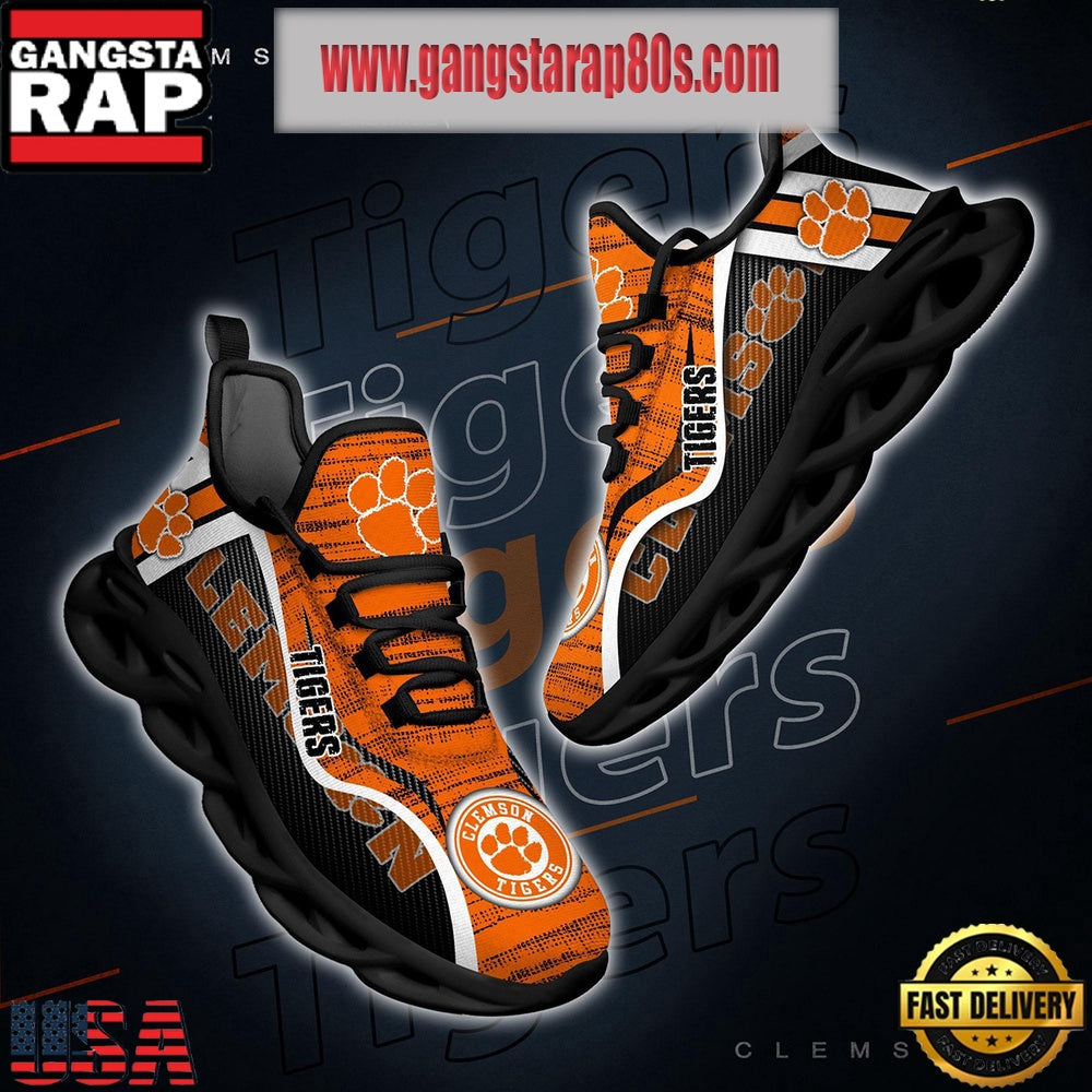 NCAA Clemson Tigers New Design Max Soul Shoes Running Sneakers