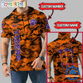 NCAA Clemson Tigers Special Camo Sleeveless Hoodie Design