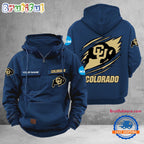 NCAA Colorado Buffaloes Sport Team Design Logo Name Cargo Hoodie