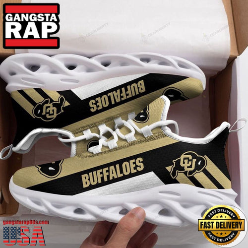 NCAA Colorado Buffaloes Unique Design Max Soul Shoes Running Sneakers