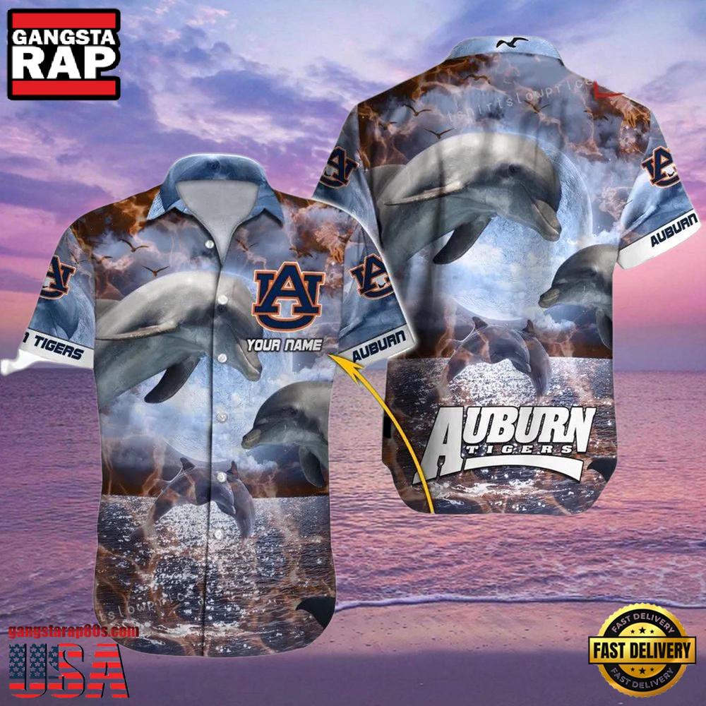 NCAA Custom Auburn Tigers Style Hot Trending Summer Aloha Hawaiian Shirt
