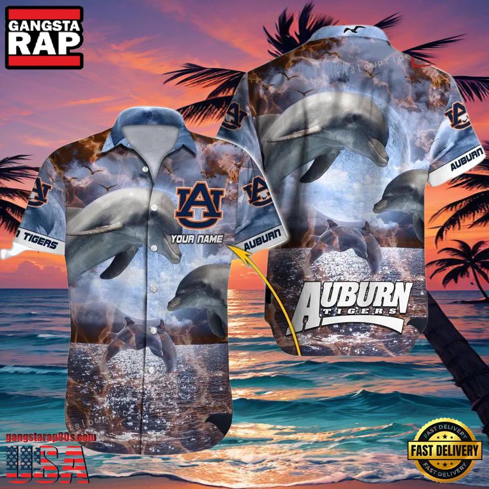 NCAA Custom Auburn Tigers Style Hot Trending Summer Aloha Hawaiian Shirt