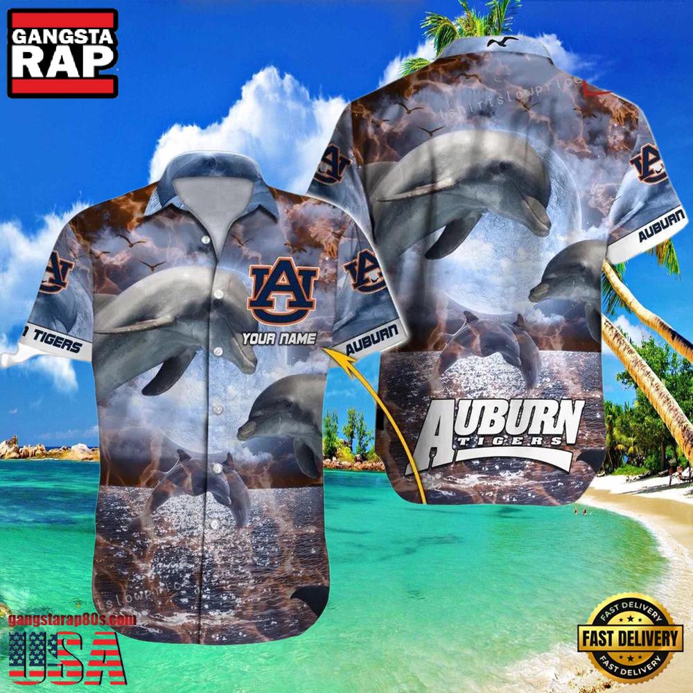 NCAA Custom Auburn Tigers Style Hot Trending Summer Aloha Hawaiian Shirt