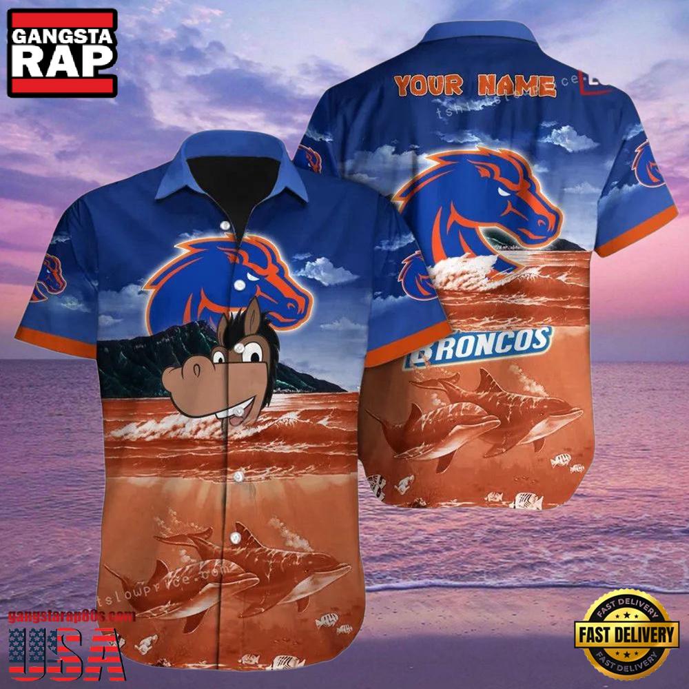 NCAA Custom Boise State Broncos Style Hot Trending Summer Aloha Hawaiian Shirt
