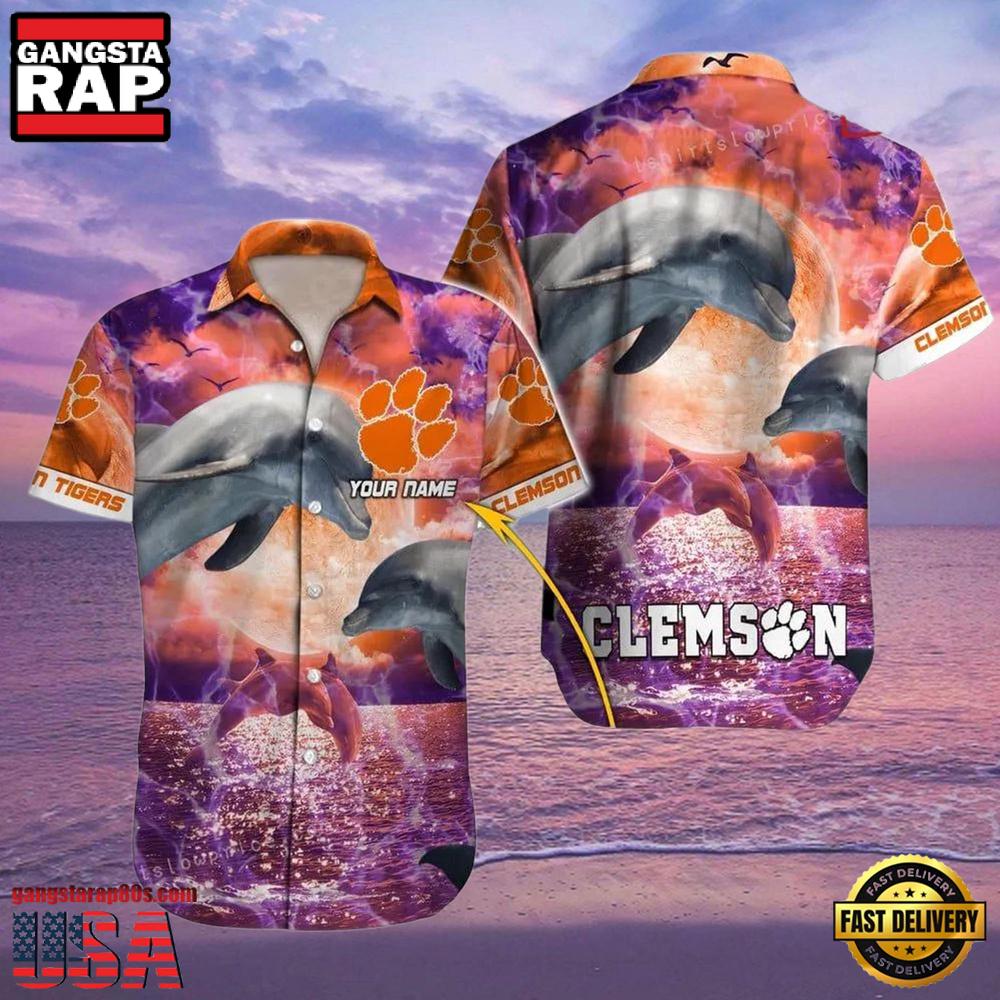 NCAA Custom Clemson Tigers Style Hot Trending Summer Aloha Hawaiian Shirts
