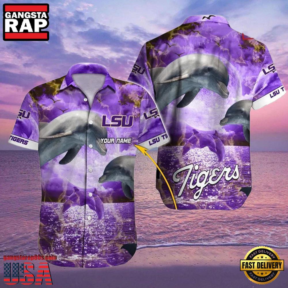 NCAA Custom Lsu Tigers Style Hot Trending Summer Aloha Hawaiian Shirt Cheap