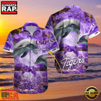 NCAA Custom Lsu Tigers Style Hot Trending Summer Aloha Hawaiian Shirt Cheap