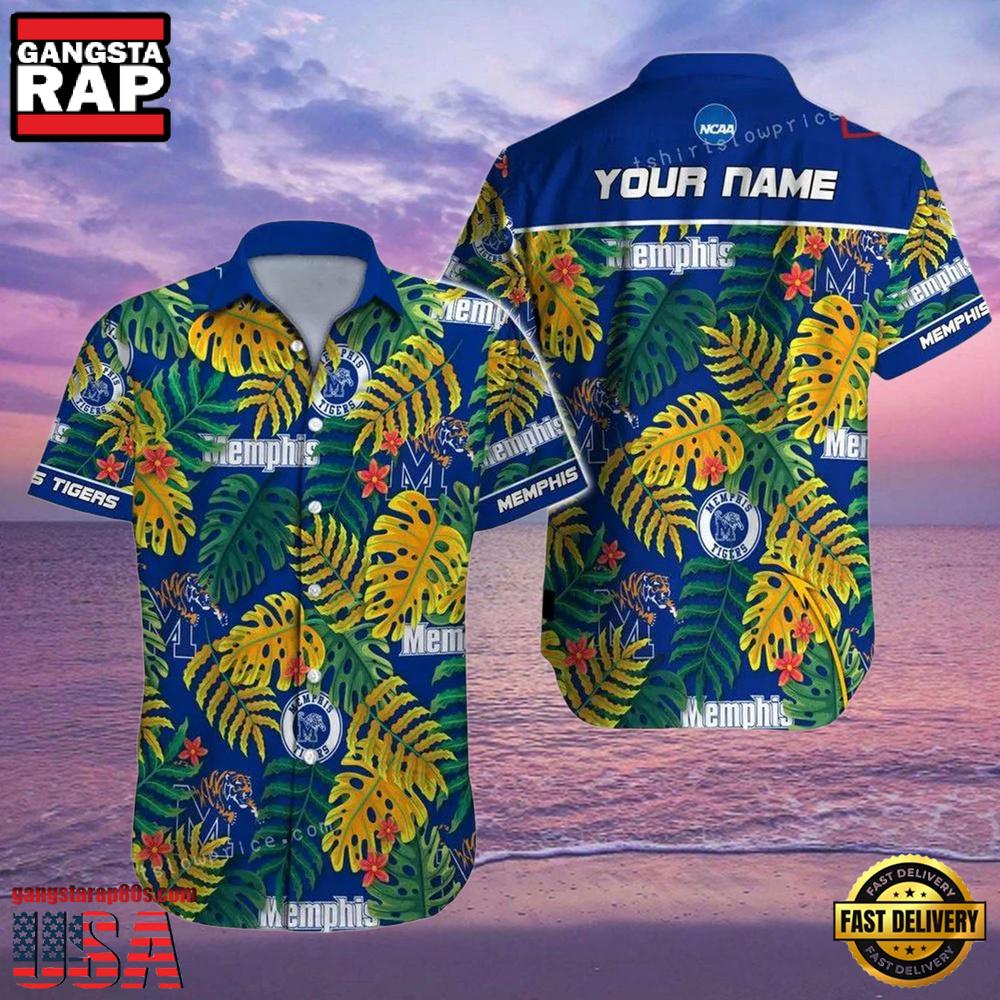 NCAA Custom Memphis Tigers Style Hot Trending Summer Aloha Hawaiian Shirt For Men And Women