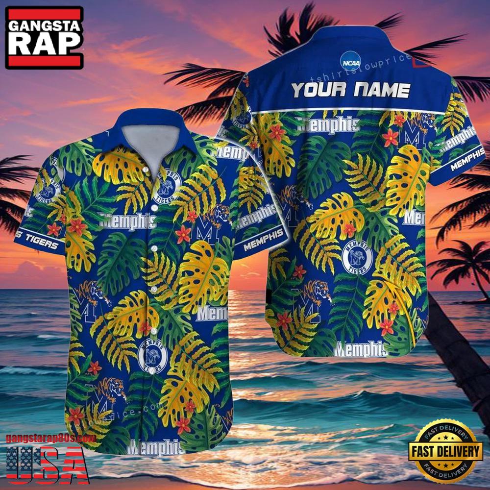 NCAA Custom Memphis Tigers Style Hot Trending Summer Aloha Hawaiian Shirt For Men And Women