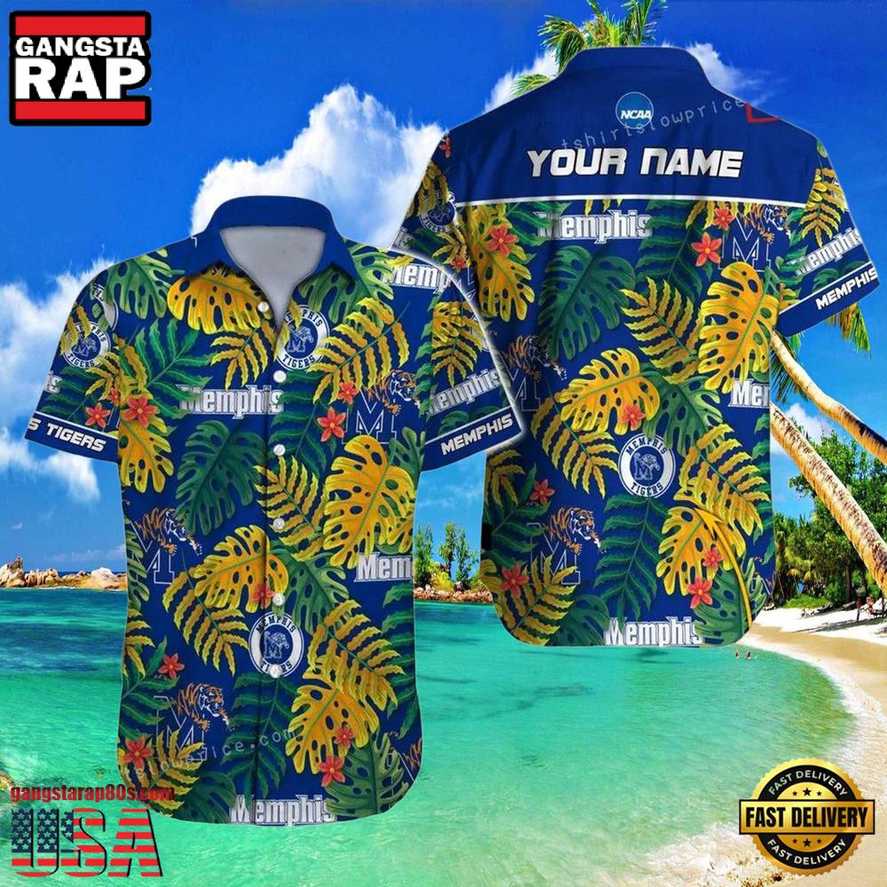 NCAA Custom Memphis Tigers Style Hot Trending Summer Aloha Hawaiian Shirt For Men And Women