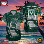 NCAA Custom Michigan State Spartans Style Hot Trending Summer Aloha Hawaiian Shirt For Men And Women