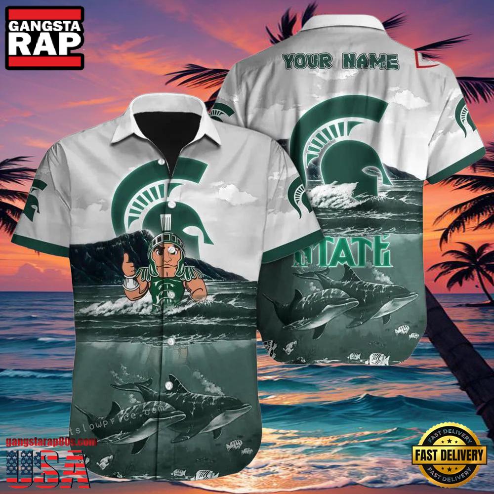 NCAA Custom Michigan State Spartans Style Hot Trending Summer Aloha Hawaiian Shirt