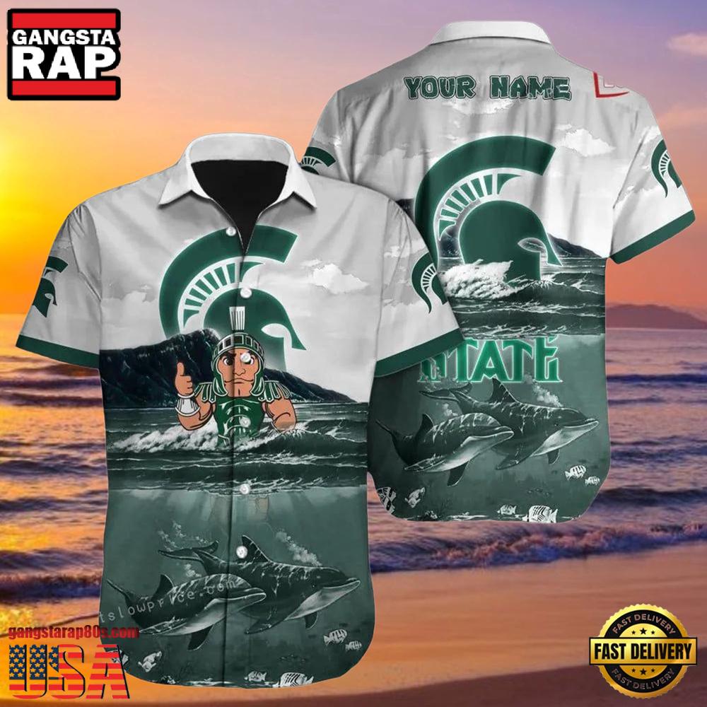 NCAA Custom Michigan State Spartans Style Hot Trending Summer Aloha Hawaiian Shirt