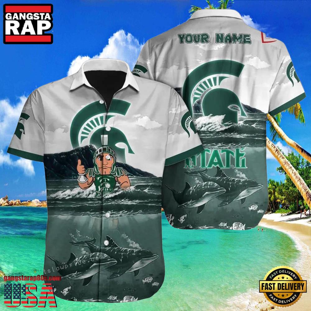 NCAA Custom Michigan State Spartans Style Hot Trending Summer Aloha Hawaiian Shirt