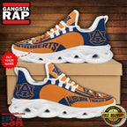 NCAA Custom Name Auburn Tigers Sneaker Unique Design Max Soul Shoes Running Sneakers