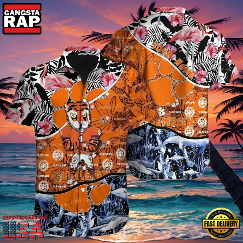 NCAA Custom Name Clemson Tigers Hawaiian Shirt Cheap.jpg