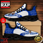 NCAA Custom Name Kentucky Wildcats Sneaker Unique Design Max Soul Shoes Running Sneakers