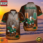 NCAA Custom Name Miami Hurricanes Hawaiian Shirt Outfit.jpg