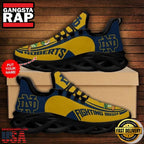 NCAA Custom Name Notre Dame Fighting Irish Sneaker Unique Design Max Soul Shoes Running Sneakers