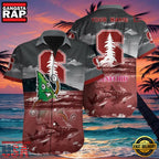 NCAA Custom Name Stanford Cardinal Hawaiian Shirt For Men And Women