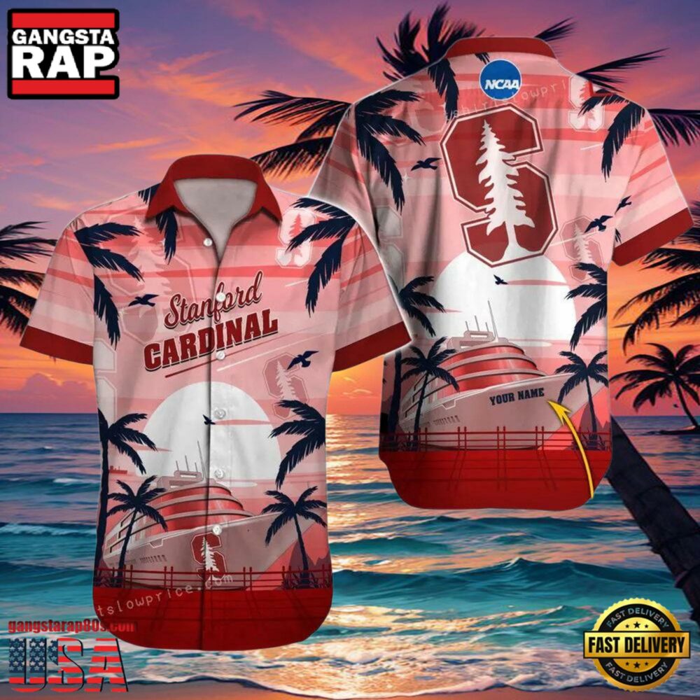 NCAA Custom Name Stanford Cardinal Hawaiian Shirt Hawaiian Shirt Cheap