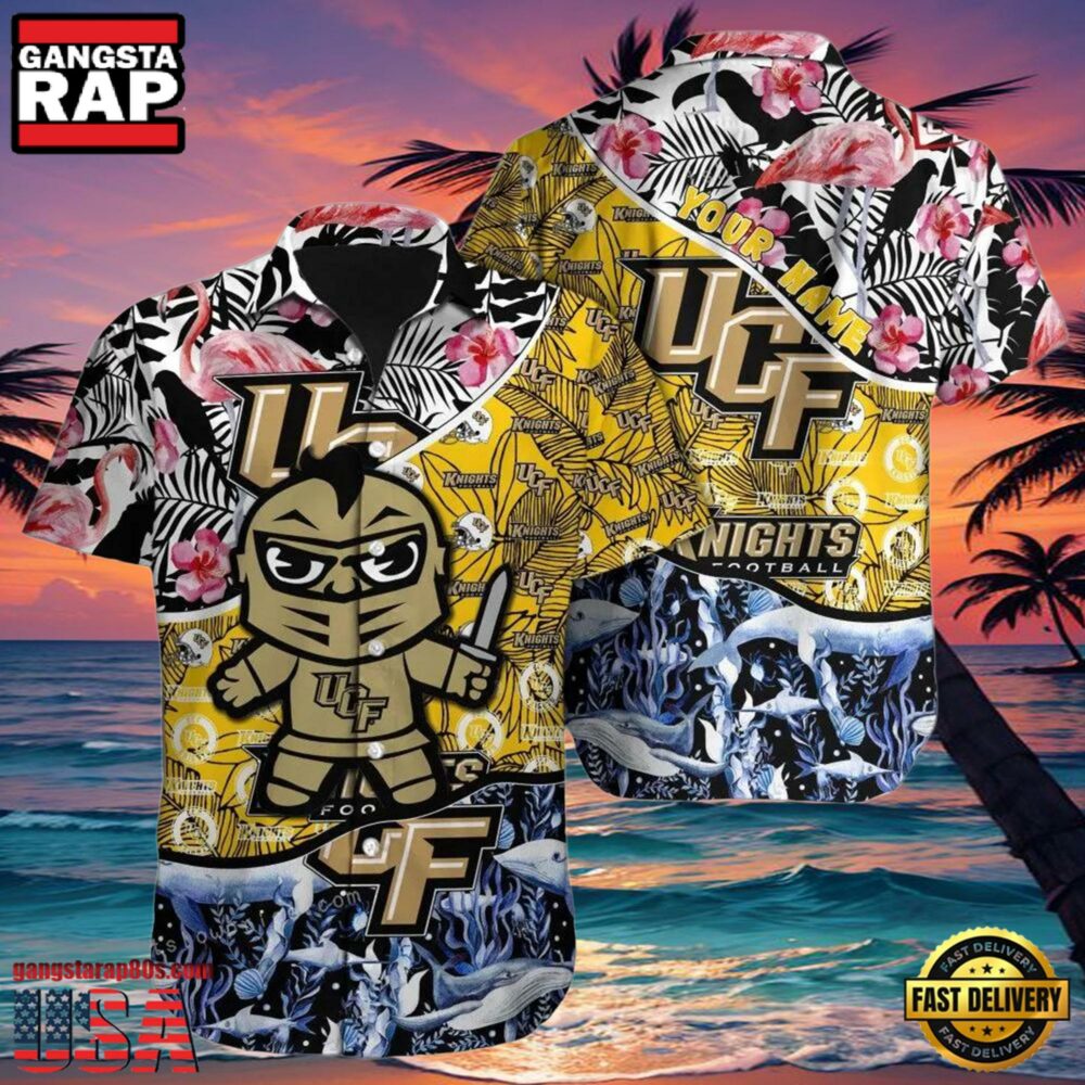 NCAA Custom Name Ucf Knights Hawaiian Shirt Cheap For Mens Womens