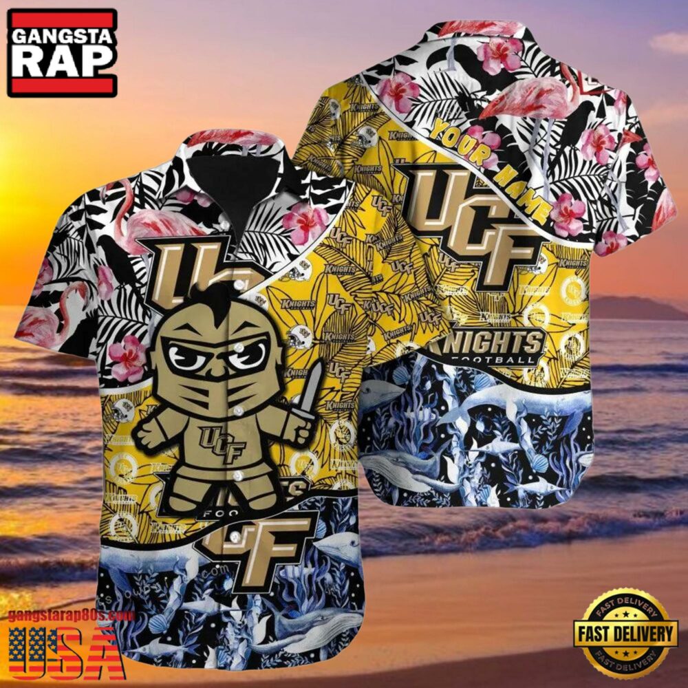 NCAA Custom Name Ucf Knights Hawaiian Shirt Cheap For Mens Womens
