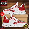 NCAA Custom Name Wisconsin Badgers Sneaker Unique Design Max Soul Shoes Running Sneakers