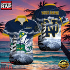 NCAA Custom Notre Dame Fighting Irish Style Hot Trending Summer Aloha Hawaiian Shirt