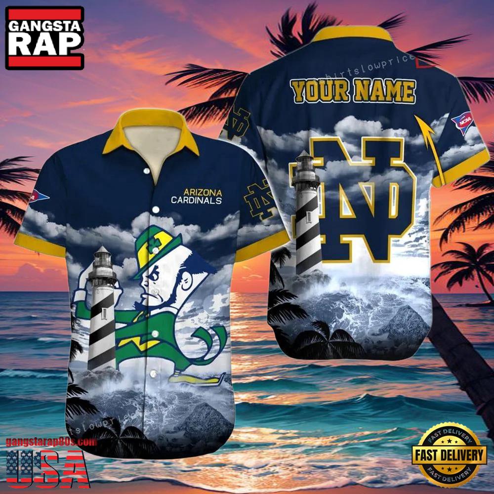 NCAA Custom Notre Dame Fighting Irish Style Hot Trending Summer Aloha Hawaiian Shirt