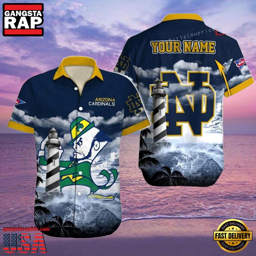 NCAA Custom Notre Dame Fighting Irish Style Hot Trending Summer Aloha Hawaiian Shirt