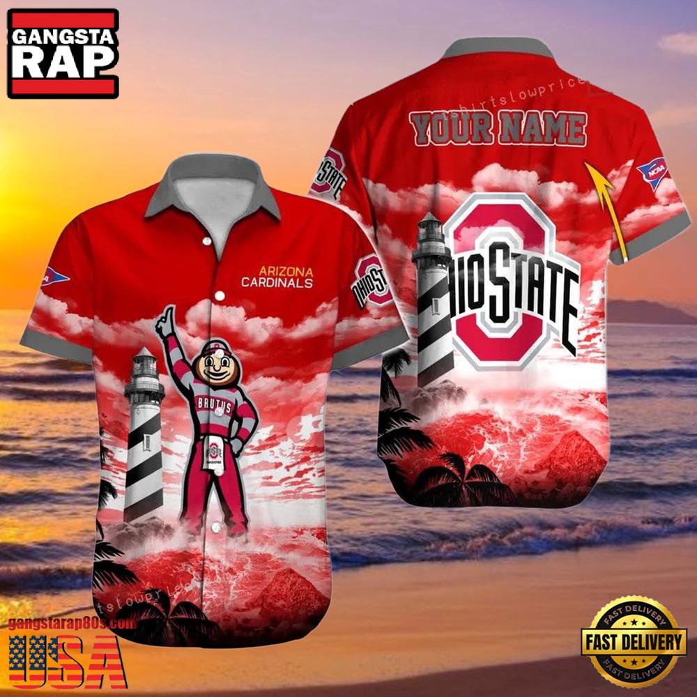 NCAA Custom Ohio State Buckeyes Style Hot Trending Summer Aloha Hawaiian Shirt