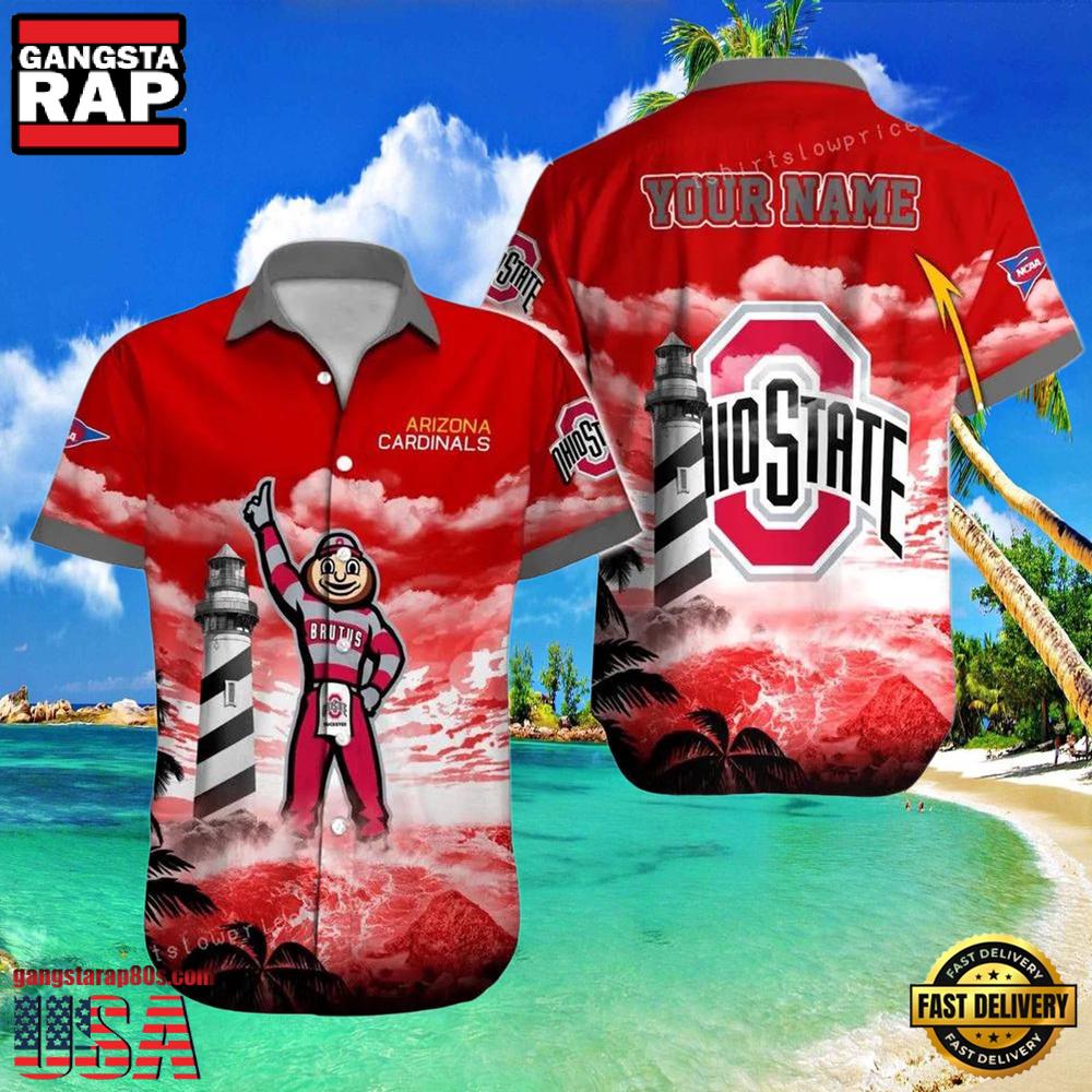 NCAA Custom Ohio State Buckeyes Style Hot Trending Summer Aloha Hawaiian Shirt