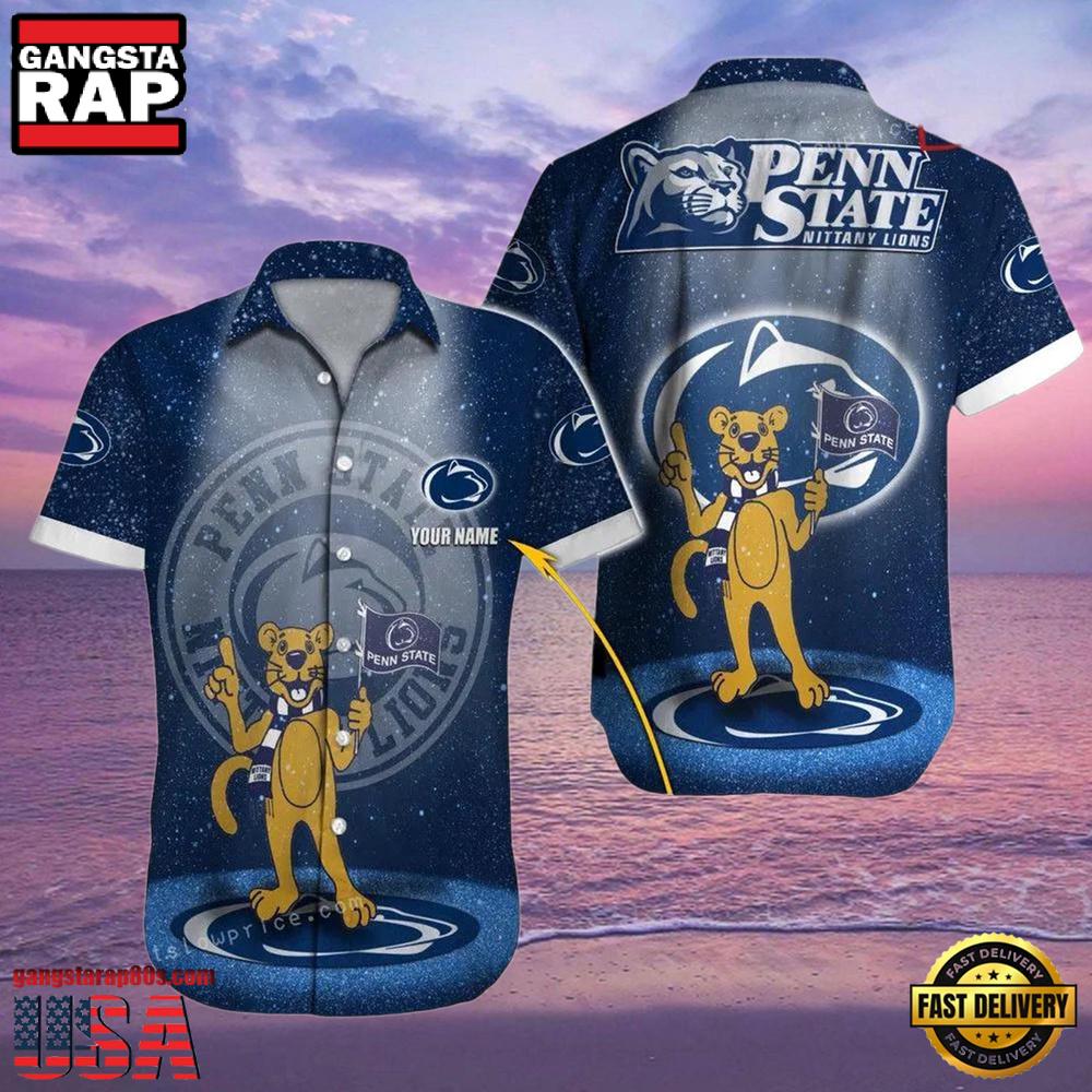 NCAA Custom Penn State Nittany Lions Style Hot Trending Summer Aloha Hawaiian Shirt Cheap