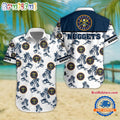 NCAA Denver Nuggets Sporty Aloha Summer Hawaiian Shirt