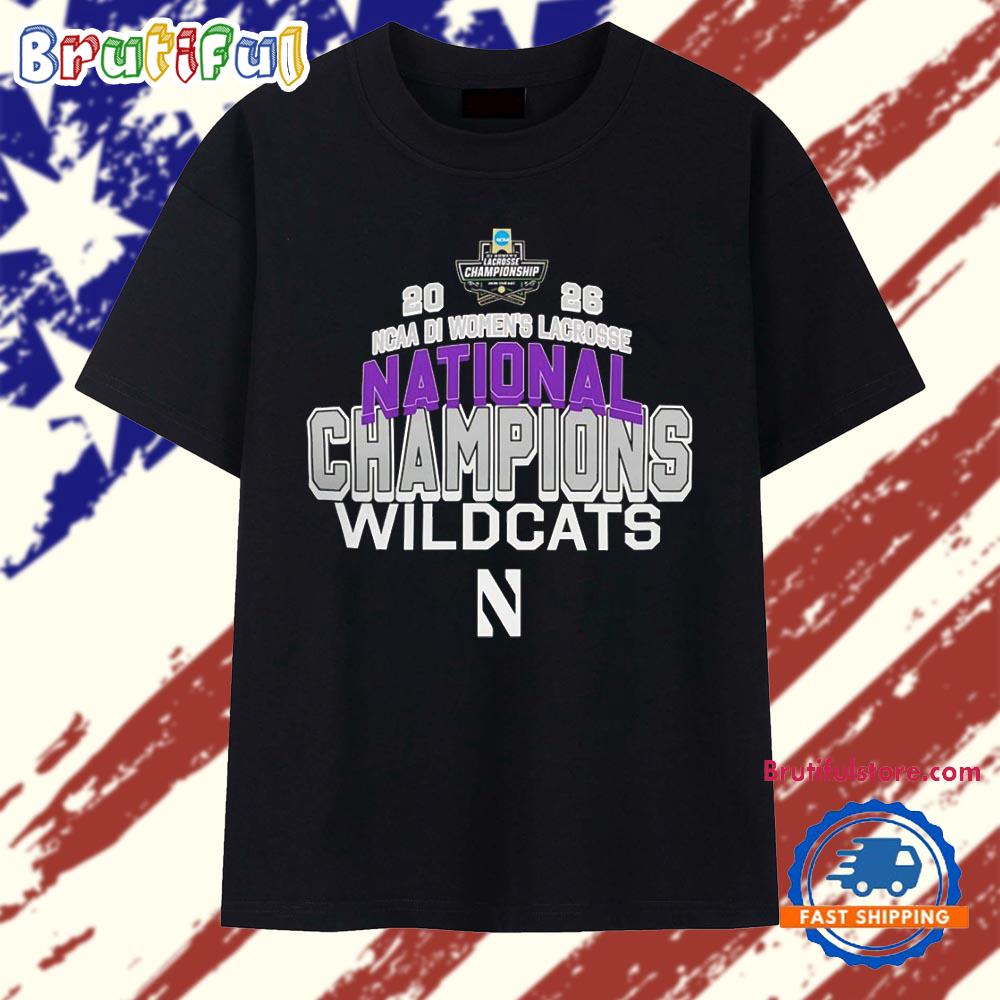 NCAA DI Women’s Lacrosse Championship 2026 National Champions Wildcats T Shirt