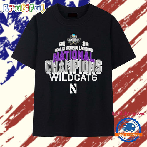 NCAA DI Women’s Lacrosse Championship 2026 National Champions Wildcats T Shirt
