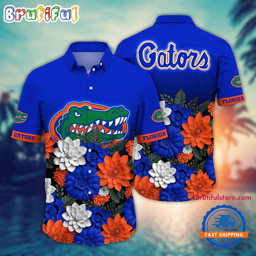 NCAA Florida Gators Flower Tropical Summer Beach Hawaiian Shirt