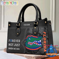 NCAA Florida Gators Forever Not Just When We Win Leather Hand Bag