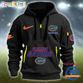 NCAA Florida Gators Heavy Hoodie, Sporty Quarter Zip Hoodie