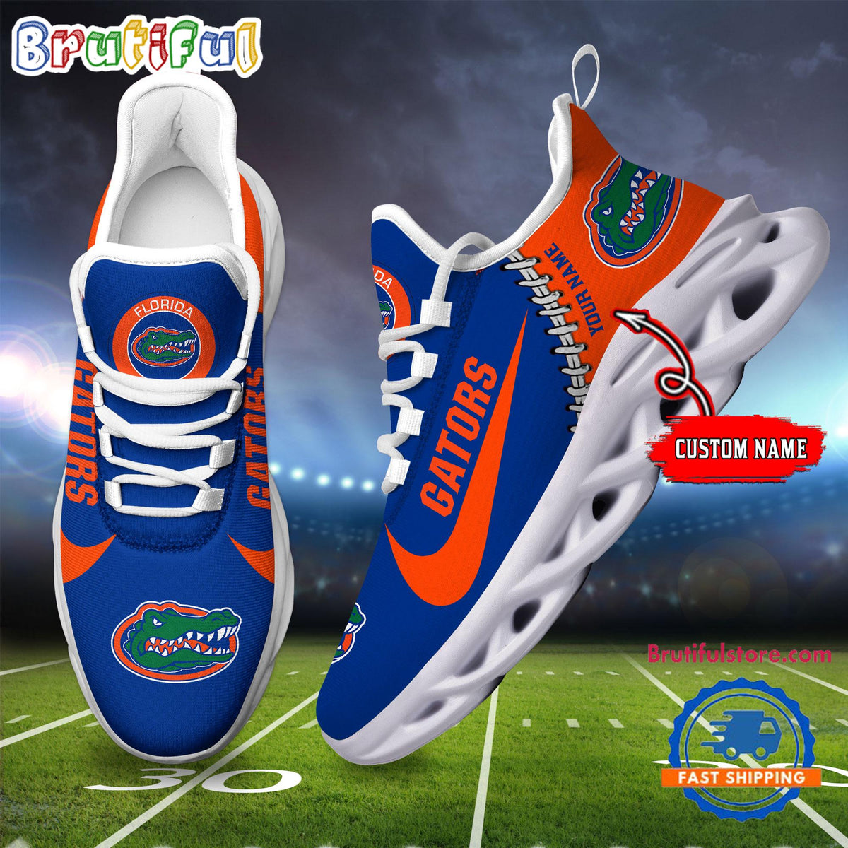 NCAA Florida Gators New Season Design Max Soul Shoes Sport Sneaker