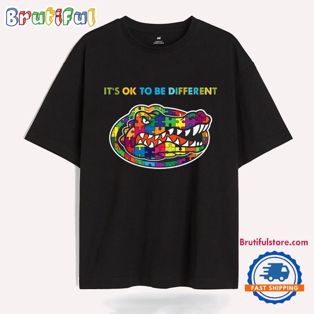 NCAA Florida Gators Special Autism Awareness It’s Ok To Be Different T-Shirt