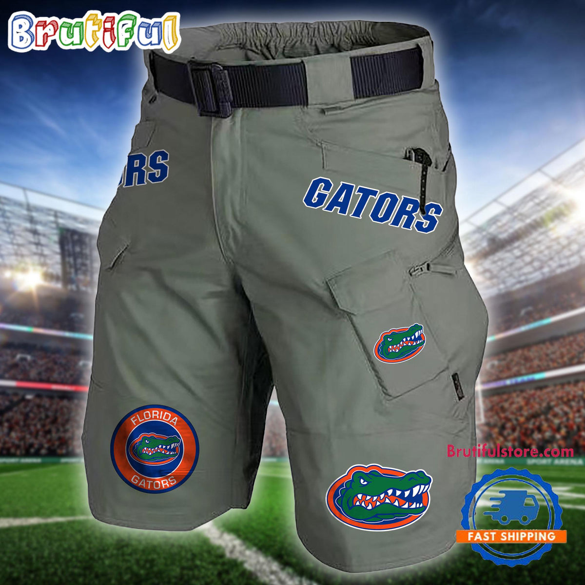 NCAA Florida Gators Sport Team Military Tactical Shorts